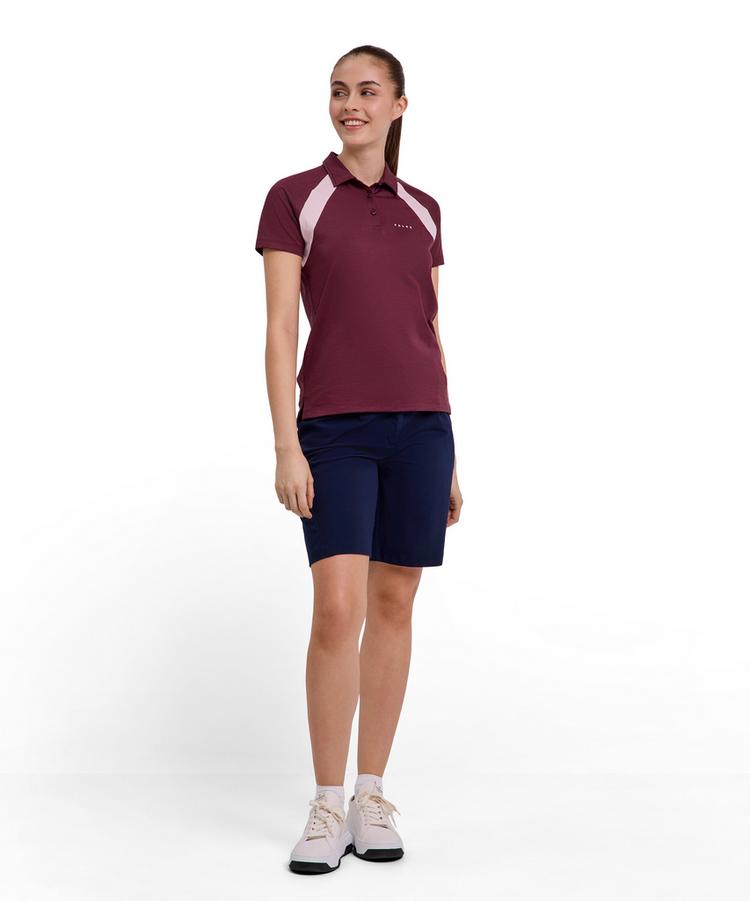Falke Falke GO Poloshirt Poloshirt Damen - mahogany (8344) - 1 | SportScheck