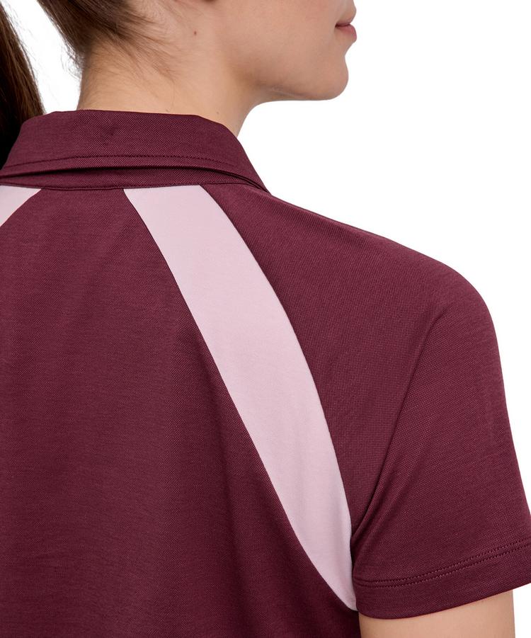 Falke Falke GO Poloshirt Poloshirt Damen - mahogany (8344) - 3 | SportScheck