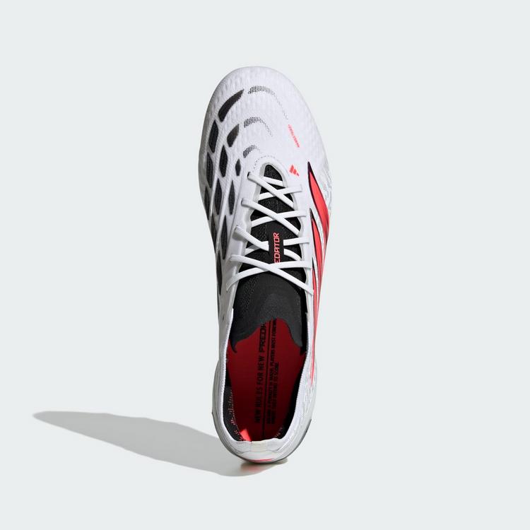 adidas adidas Predator Elite Fu&szlig;ballschuh, Kunstrasen Fu&szlig;ballschuhe - Cloud White / Solar Turbo / Core Black - 0 | SportScheck