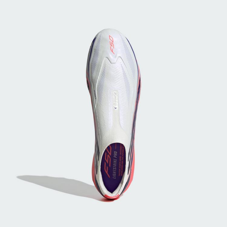 adidas adidas F50 Hyperfast Elite Fu&szlig;ballschuh, Fu&szlig;ballschuhe - Cloud White / Solar Purple / Solar Turbo - 0 | SportScheck