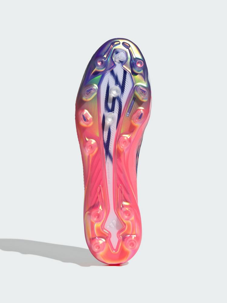 adidas adidas F50 Hyperfast Elite Fu&szlig;ballschuh, Fu&szlig;ballschuhe - Cloud White / Solar Purple / Solar Turbo - 1 | SportScheck