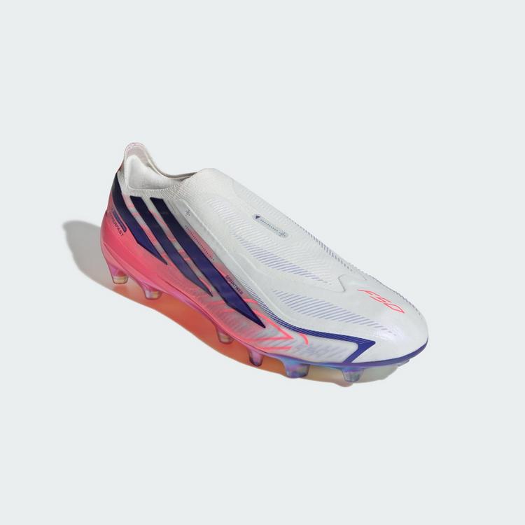 adidas adidas F50 Hyperfast Elite Fu&szlig;ballschuh, Fu&szlig;ballschuhe - Cloud White / Solar Purple / Solar Turbo - 2 | SportScheck