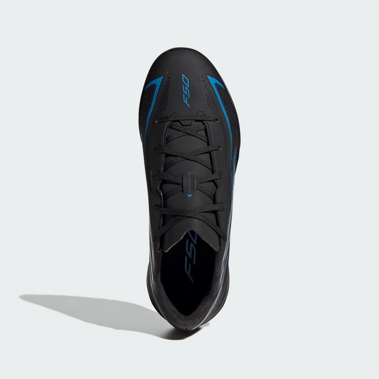 adidas adidas F50 HYPERFAST LEAGUE Kids Fu&szlig;ballschuh, Fu&szlig;ballschuhe Kinder - Core Black / Core Black / Lucid Ray Blue - 0 | SportScheck
