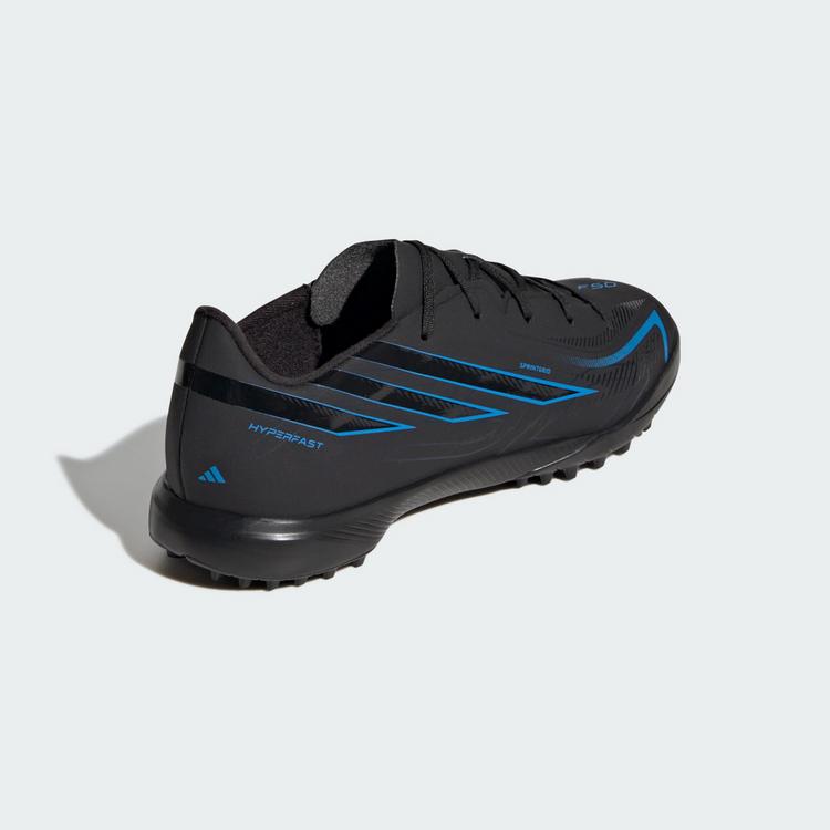adidas adidas F50 HYPERFAST LEAGUE Kids Fu&szlig;ballschuh, Fu&szlig;ballschuhe Kinder - Core Black / Core Black / Lucid Ray Blue - 3 | SportScheck