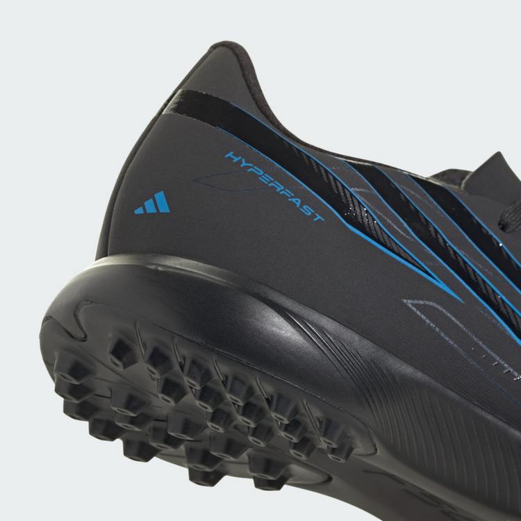 adidas adidas F50 HYPERFAST LEAGUE Kids Fu&szlig;ballschuh, Fu&szlig;ballschuhe Kinder - Core Black / Core Black / Lucid Ray Blue - 6 | SportScheck