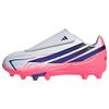 adidas F50 Hyperfast Club Kids Fu&szlig;ballschuh, Fu&szlig;ballschuhe Kinder - Cloud White / Solar Purple / Solar Turbo