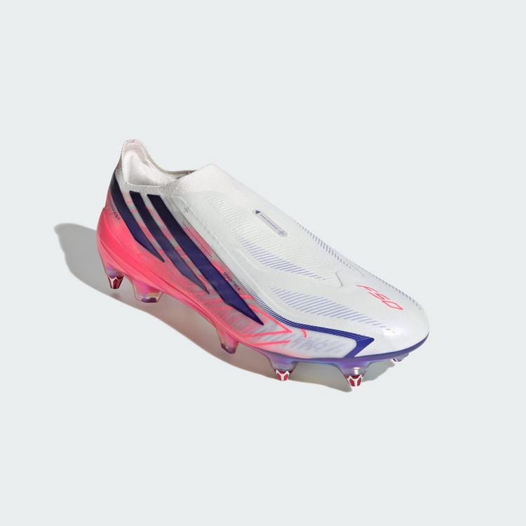 adidas adidas F50 Hyperfast Elite Fu&szlig;ballschuh, Fu&szlig;ballschuhe - Cloud White / Solar Purple / Solar Turbo - 2 | SportScheck