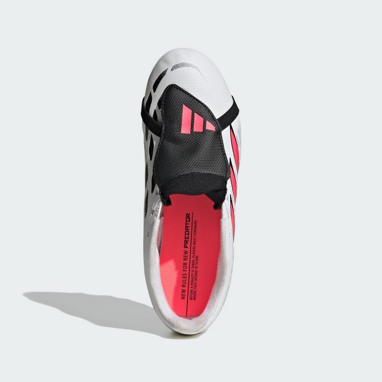 adidas adidas Predator Club Kids Fu&szlig;ballschuh, feste Fu&szlig;ballschuhe Kinder - Cloud White / Solar Turbo / Core Black - 0 | SportScheck