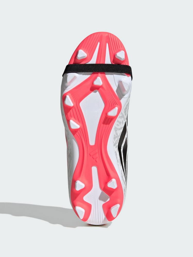 adidas adidas Predator Club Kids Fu&szlig;ballschuh, feste Fu&szlig;ballschuhe Kinder - Cloud White / Solar Turbo / Core Black - 1 | SportScheck