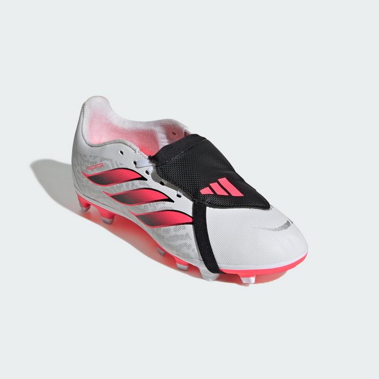 adidas adidas Predator Club Kids Fu&szlig;ballschuh, feste Fu&szlig;ballschuhe Kinder - Cloud White / Solar Turbo / Core Black - 2 | SportScheck