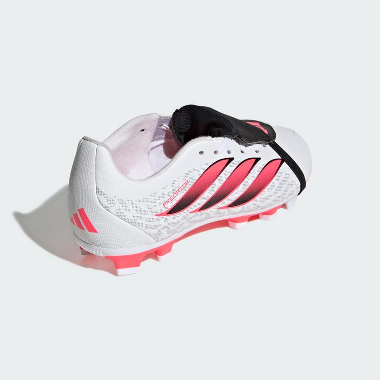 adidas adidas Predator Club Kids Fu&szlig;ballschuh, feste Fu&szlig;ballschuhe Kinder - Cloud White / Solar Turbo / Core Black - 3 | SportScheck