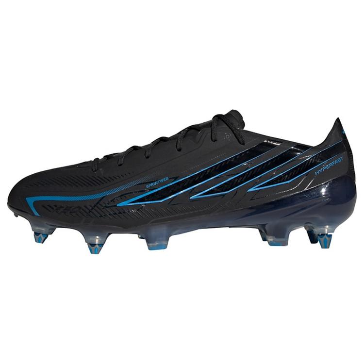 adidas adidas F50 Hyperfast Elite Fu&szlig;ballschuh, Fu&szlig;ballschuhe - Core Black / Core Black / Lucid Ray Blue - 0 | SportScheck