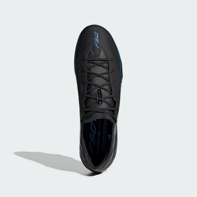 adidas adidas F50 Hyperfast Elite Fu&szlig;ballschuh, Fu&szlig;ballschuhe - Core Black / Core Black / Lucid Ray Blue - 0 | SportScheck