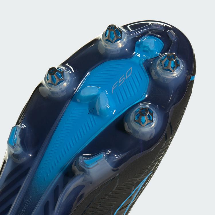 adidas adidas F50 Hyperfast Elite Fu&szlig;ballschuh, Fu&szlig;ballschuhe - Core Black / Core Black / Lucid Ray Blue - 6 | SportScheck