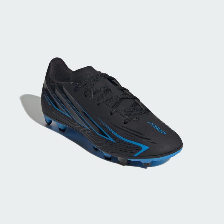 adidas adidas F50 HYPERFAST CLUB Kids Fu&szlig;ballschuh, Fu&szlig;ballschuhe Kinder - Core Black / Core Black / Lucid Ray Blue - 2 | SportScheck
