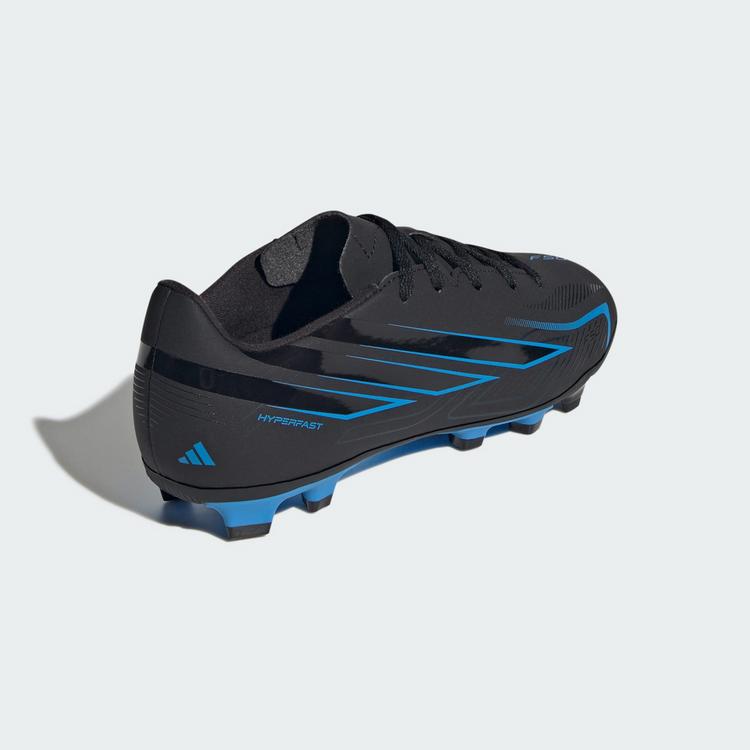 adidas adidas F50 HYPERFAST CLUB Kids Fu&szlig;ballschuh, Fu&szlig;ballschuhe Kinder - Core Black / Core Black / Lucid Ray Blue - 3 | SportScheck