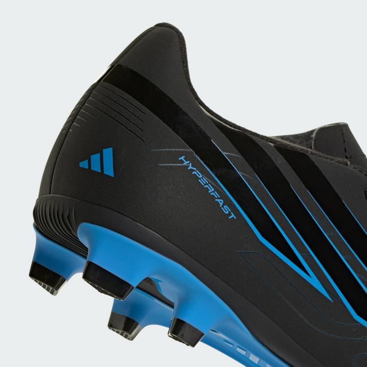adidas adidas F50 HYPERFAST CLUB Kids Fu&szlig;ballschuh, Fu&szlig;ballschuhe Kinder - Core Black / Core Black / Lucid Ray Blue - 6 | SportScheck