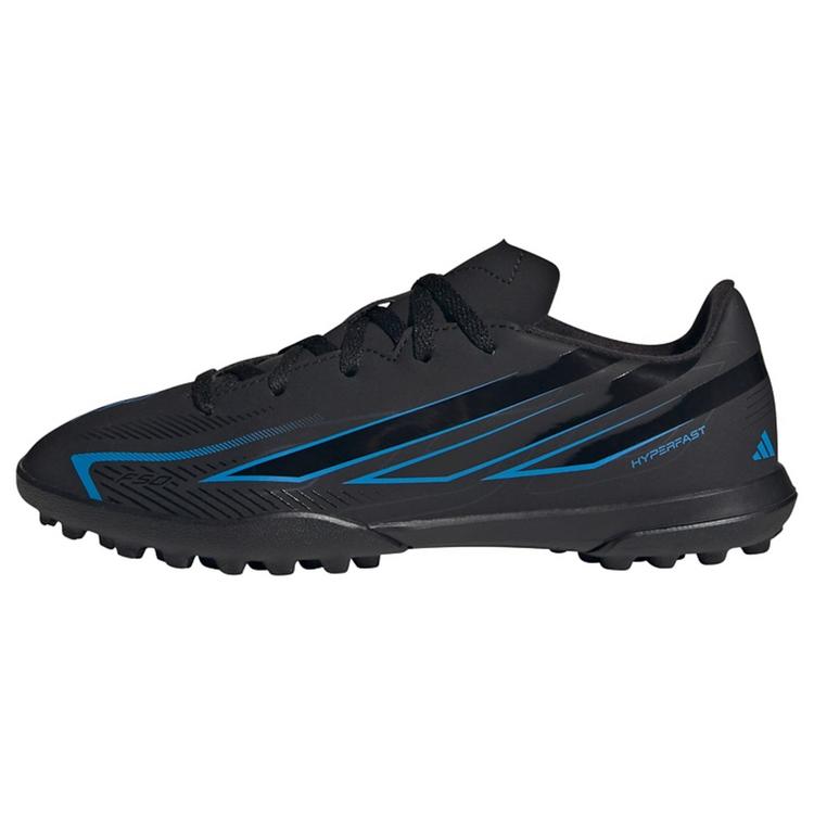 adidas adidas F50 HYPERFAST CLUB Kids Fu&szlig;ballschuh, Fu&szlig;ballschuhe Kinder - Core Black / Core Black / Lucid Ray Blue - 0 | SportScheck