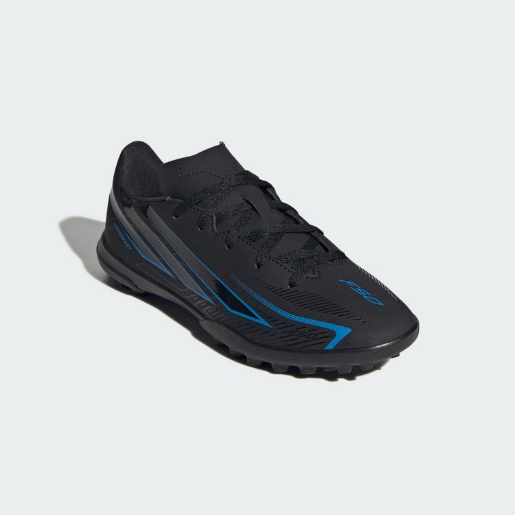 adidas adidas F50 HYPERFAST CLUB Kids Fu&szlig;ballschuh, Fu&szlig;ballschuhe Kinder - Core Black / Core Black / Lucid Ray Blue - 2 | SportScheck