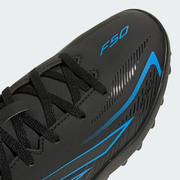 adidas adidas F50 HYPERFAST CLUB Kids Fu&szlig;ballschuh, Fu&szlig;ballschuhe Kinder - Core Black / Core Black / Lucid Ray Blue - 6 | SportScheck