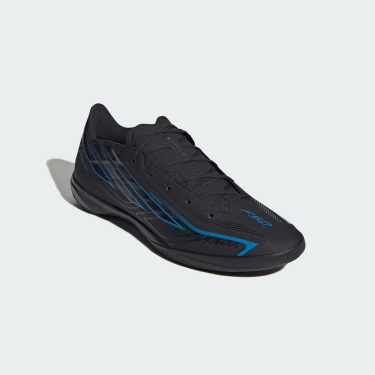 adidas adidas F50 Hyperfast League Fu&szlig;ballschuh, Fu&szlig;ballschuhe - Core Black / Core Black / Lucid Ray Blue - 2 | SportScheck