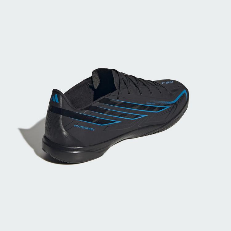 adidas adidas F50 Hyperfast League Fu&szlig;ballschuh, Fu&szlig;ballschuhe - Core Black / Core Black / Lucid Ray Blue - 3 | SportScheck