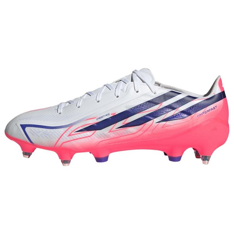 adidas adidas F50 Hyperfast League Fu&szlig;ballschuh, Fu&szlig;ballschuhe - Cloud White / Solar Purple / Solar Turbo - 0 | SportScheck