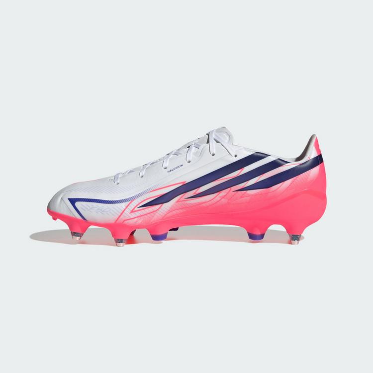 adidas adidas F50 Hyperfast League Fu&szlig;ballschuh, Fu&szlig;ballschuhe - Cloud White / Solar Purple / Solar Turbo - 4 | SportScheck