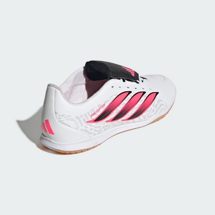 adidas adidas Predator Club Sala Fu&szlig;ballschuh, Fu&szlig;ballschuhe - Cloud White / Solar Turbo / Core Black - 3 | SportScheck