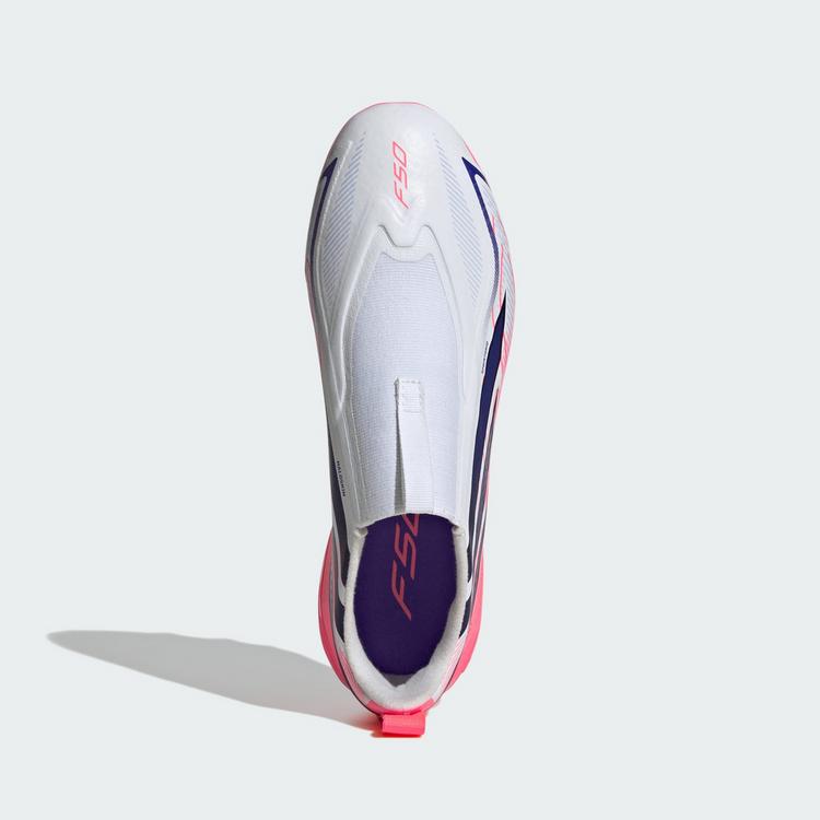 adidas adidas F50 HYPERFAST LEAGUE Kids Fu&szlig;ballschuh, Fu&szlig;ballschuhe Kinder - Cloud White / Solar Purple / Solar Turbo - 0 | SportScheck