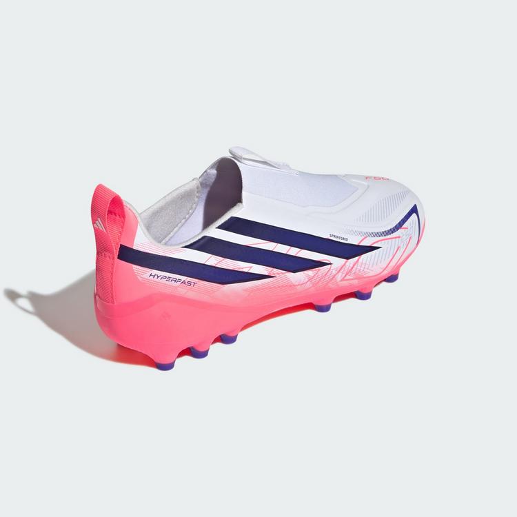 adidas adidas F50 HYPERFAST LEAGUE Kids Fu&szlig;ballschuh, Fu&szlig;ballschuhe Kinder - Cloud White / Solar Purple / Solar Turbo - 3 | SportScheck
