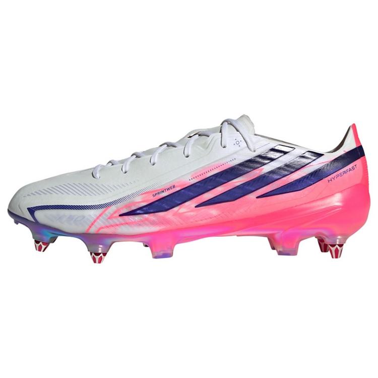 adidas adidas F50 Hyperfast Elite Fu&szlig;ballschuh, Fu&szlig;ballschuhe - Cloud White / Solar Purple / Solar Turbo - 0 | SportScheck