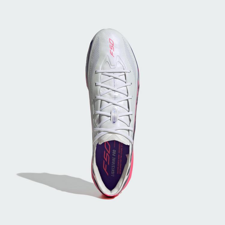 adidas adidas F50 Hyperfast Elite Fu&szlig;ballschuh, Fu&szlig;ballschuhe - Cloud White / Solar Purple / Solar Turbo - 0 | SportScheck