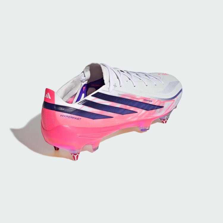 adidas adidas F50 Hyperfast Elite Fu&szlig;ballschuh, Fu&szlig;ballschuhe - Cloud White / Solar Purple / Solar Turbo - 3 | SportScheck