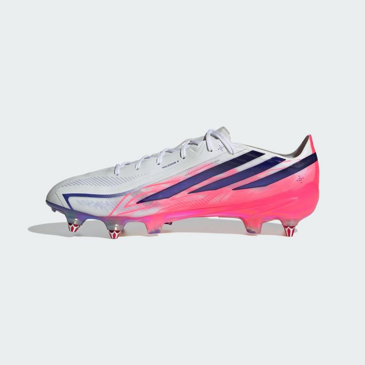 adidas adidas F50 Hyperfast Elite Fu&szlig;ballschuh, Fu&szlig;ballschuhe - Cloud White / Solar Purple / Solar Turbo - 4 | SportScheck