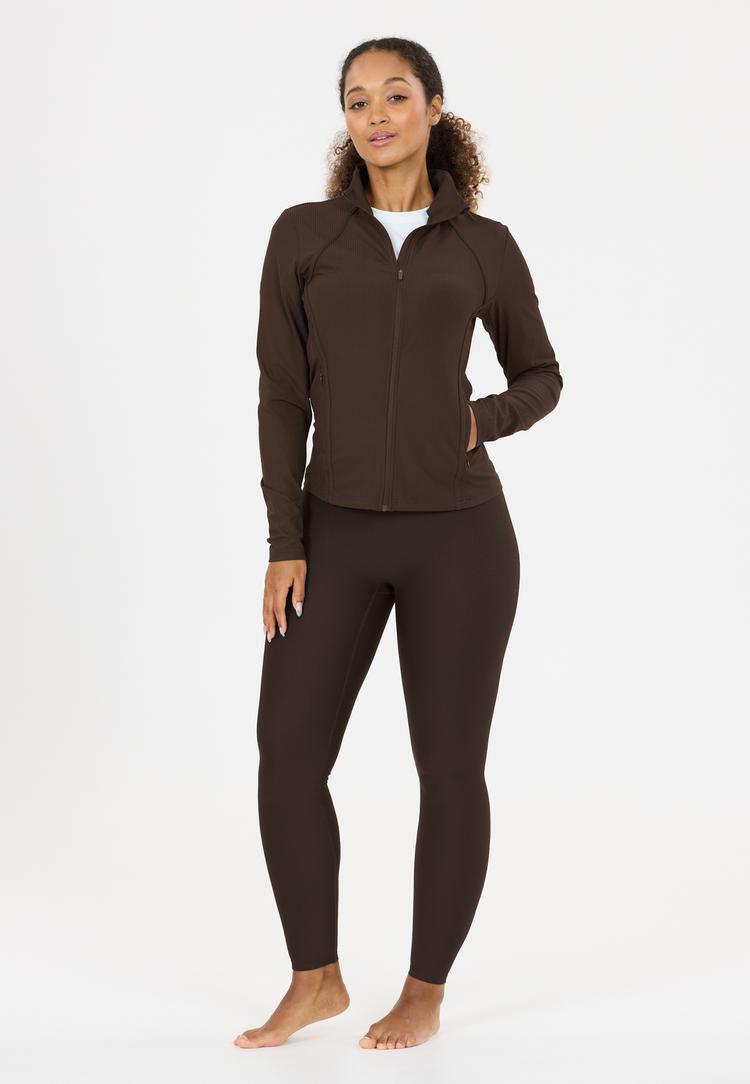 Athlecia Athlecia Thrine Trainingsjacke Damen - 1294 Chocolate Torte - 0 | SportScheck