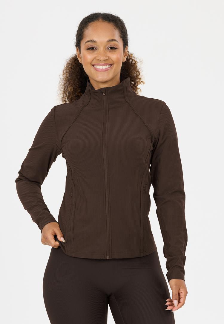 Athlecia Athlecia Thrine Trainingsjacke Damen - 1294 Chocolate Torte - 1 | SportScheck