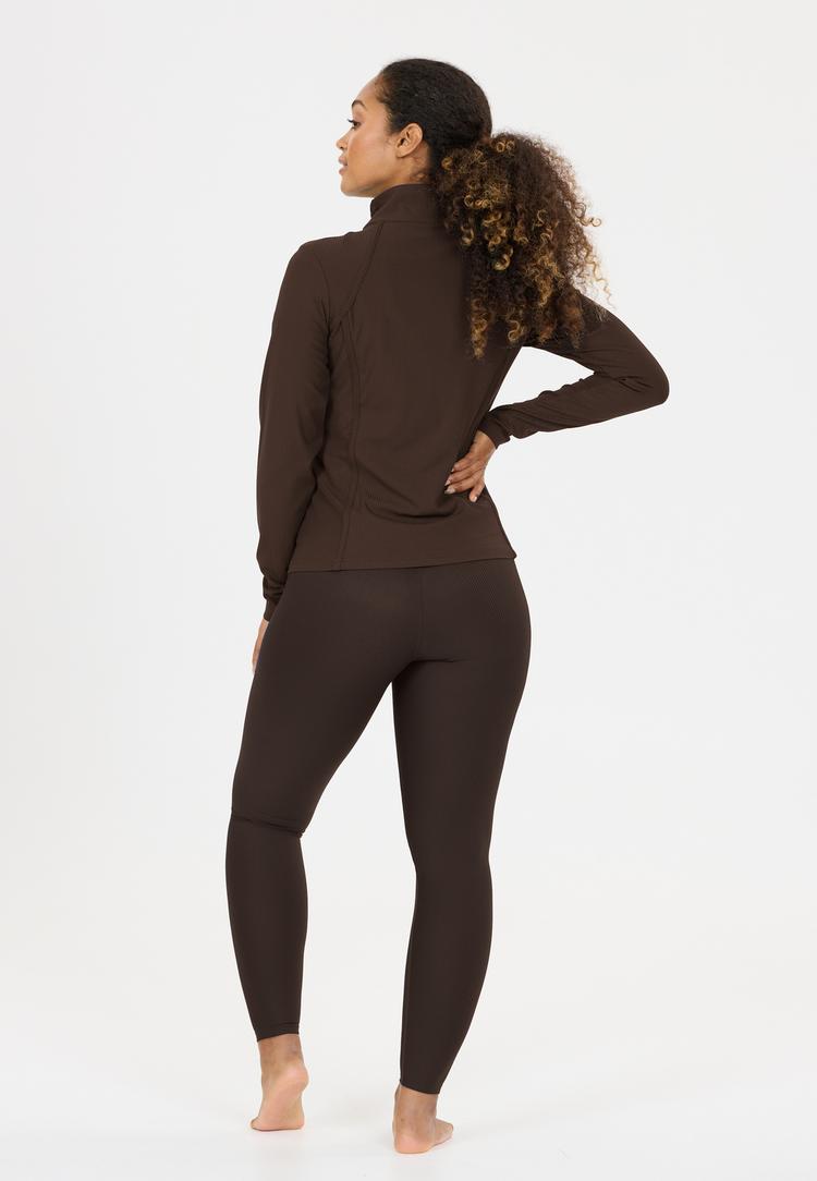 Athlecia Athlecia Thrine Trainingsjacke Damen - 1294 Chocolate Torte - 2 | SportScheck