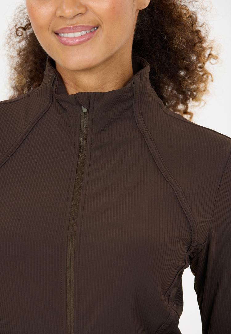 Athlecia Athlecia Thrine Trainingsjacke Damen - 1294 Chocolate Torte - 1 | SportScheck