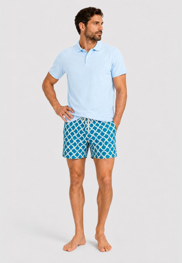 Gassa d'Amante Gassa d'Amante Amalfi Badehose Herren - Blau-Weiss-Hellblau - 0 | SportScheck