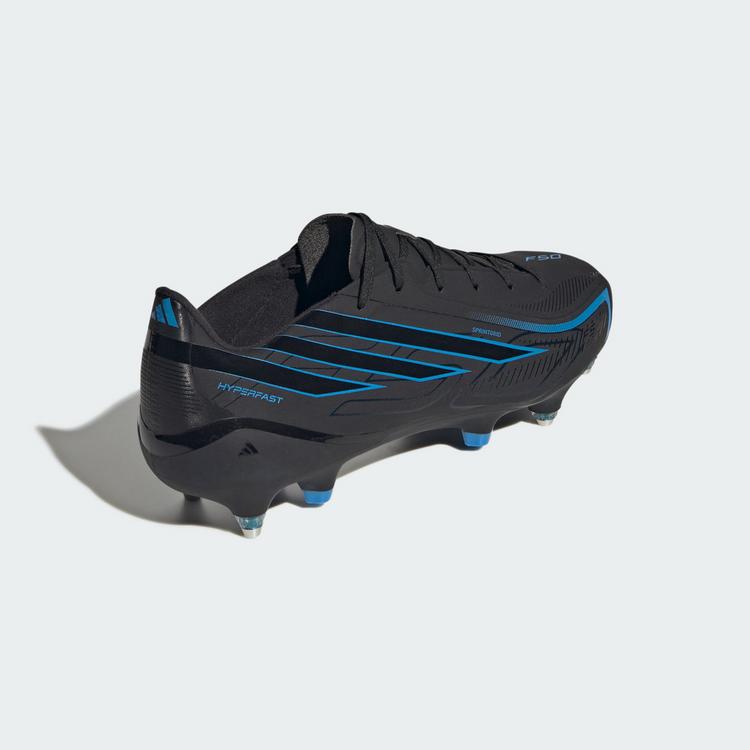 adidas adidas F50 Hyperfast League Fu&szlig;ballschuh, Fu&szlig;ballschuhe - Core Black / Core Black / Lucid Ray Blue - 3 | SportScheck