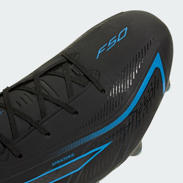 adidas adidas F50 Hyperfast League Fu&szlig;ballschuh, Fu&szlig;ballschuhe - Core Black / Core Black / Lucid Ray Blue - 5 | SportScheck