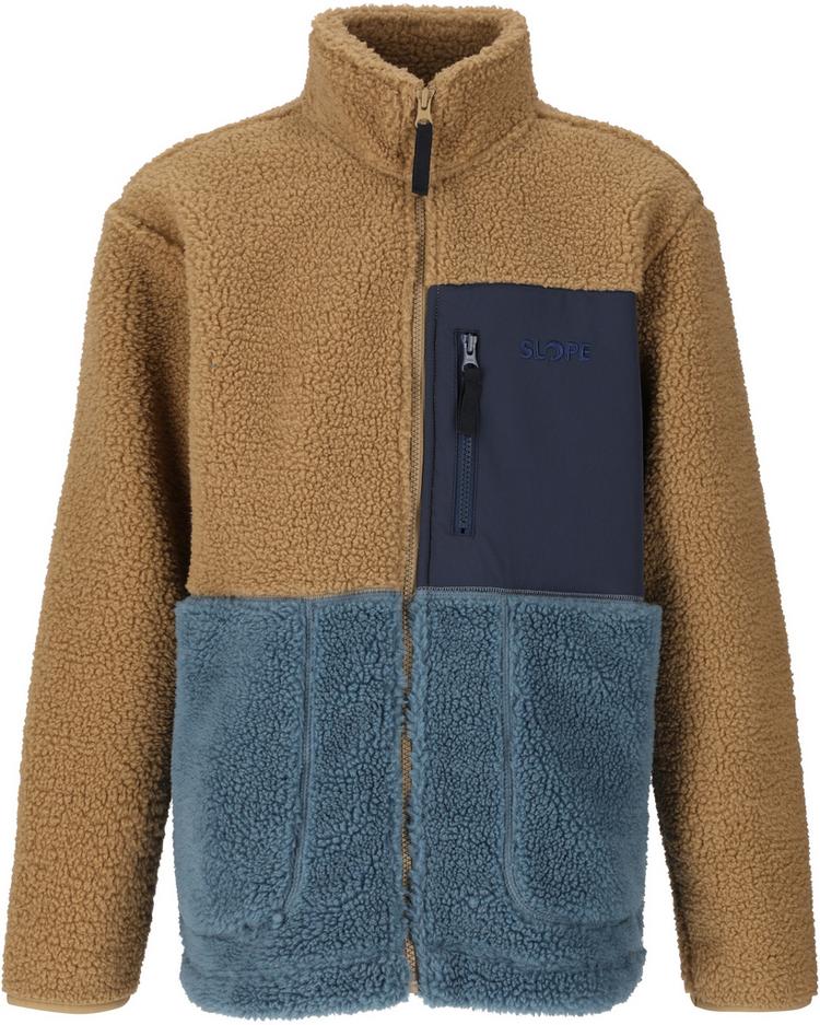 SLOPE SLOPE Katau jr. Fleecejacke Kinder - 3142 Petrified Oak - 0 | SportScheck