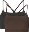 Athlecia Blossom BH Damen - 1294 Chocolate Torte