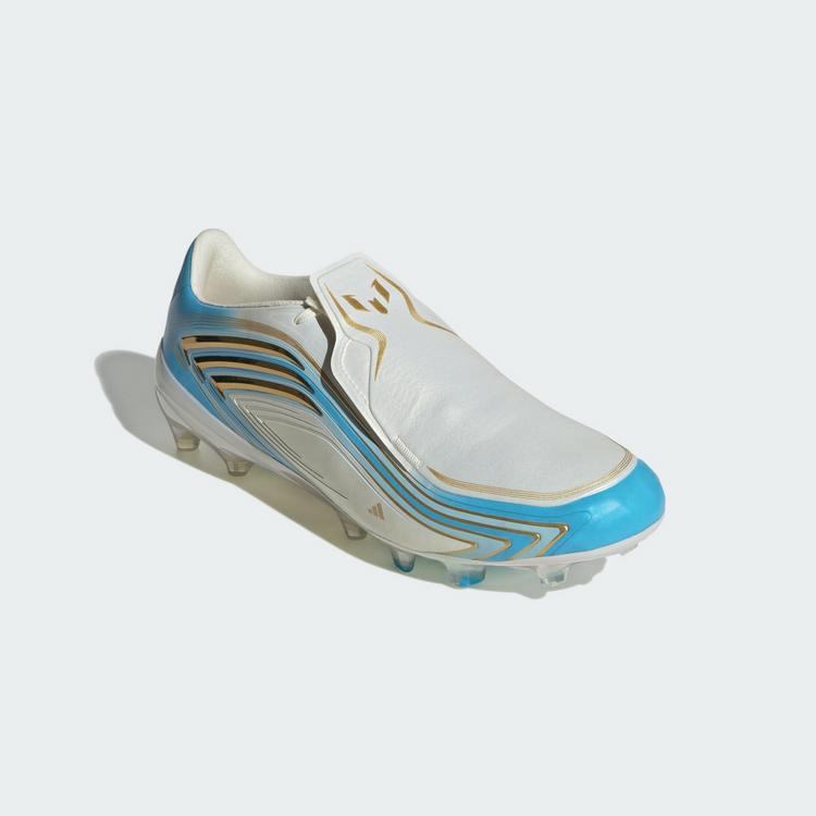 adidas adidas F50 Messi Elite Fu&szlig;ballschuh, Kunstrasen Fu&szlig;ballschuhe - Ivory / Semi Blue Burst / Icey Blue - 2 | SportScheck