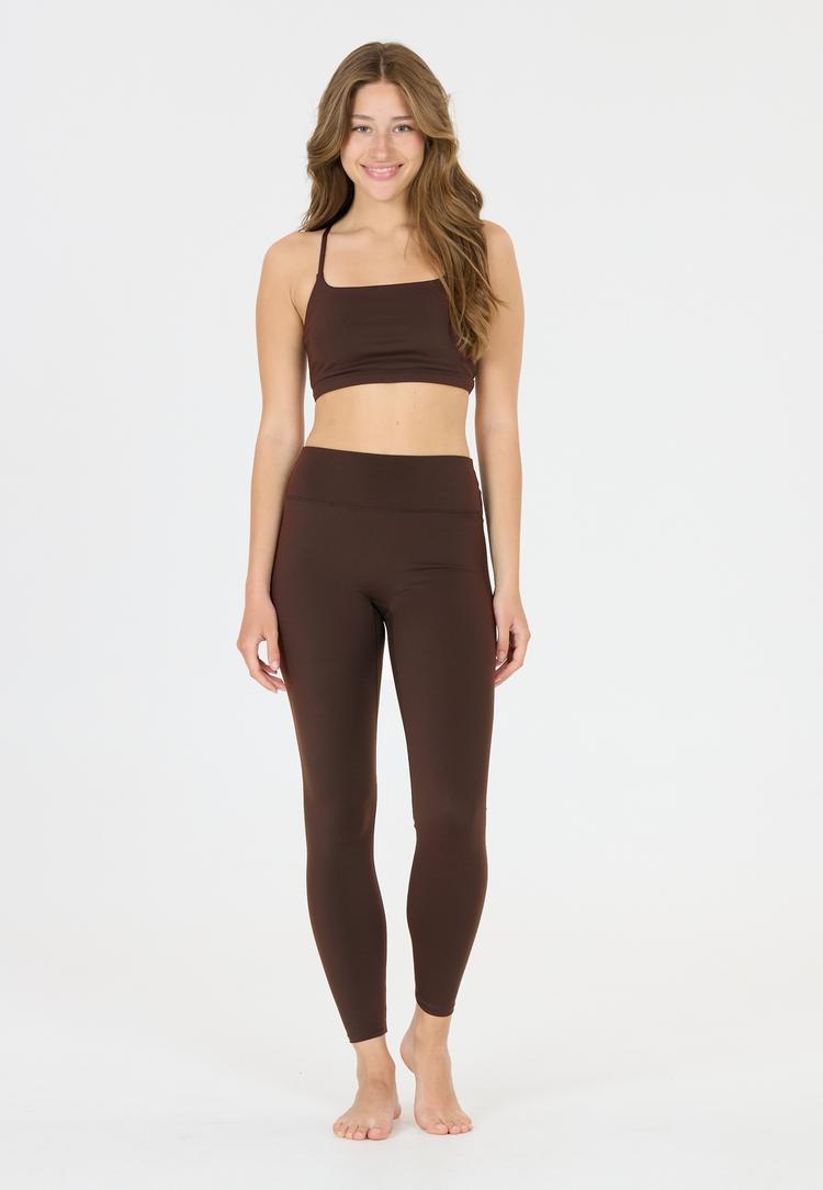 Athlecia Athlecia Blossom Tights Damen - 1294 Chocolate Torte - 1 | SportScheck