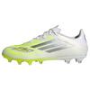 adidas F50 SPARKFUSION LEAGUE Low Fu&szlig;ballschuhe Damen - Cloud White / Iron Metallic / Hi-Res Yellow