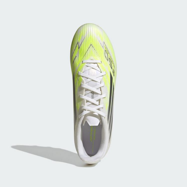 adidas adidas F50 SPARKFUSION LEAGUE Low Fu&szlig;ballschuhe Damen - Cloud White / Iron Metallic / Hi-Res Yellow - 0 | SportScheck