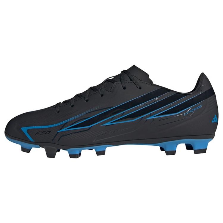 adidas adidas F50 Hyperfast Club Fu&szlig;ballschuh, feste Fu&szlig;ballschuhe - Core Black / Core Black / Lucid Ray Blue - 0 | SportScheck