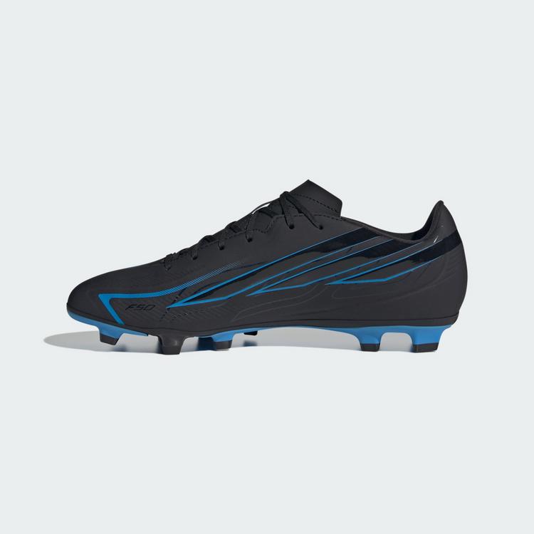 adidas adidas F50 Hyperfast Club Fu&szlig;ballschuh, feste Fu&szlig;ballschuhe - Core Black / Core Black / Lucid Ray Blue - 4 | SportScheck
